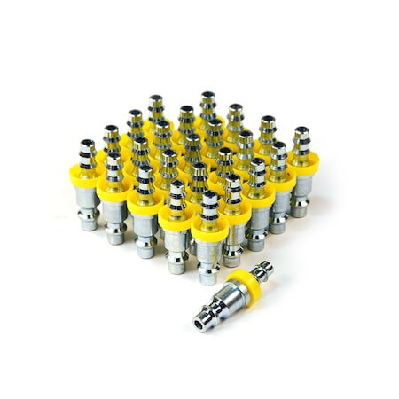 Primefit Industrial Plug 1/4" x 1/4" Push On Barb, 25PCS IP1414PS-B25-P